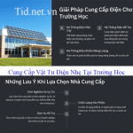 Nha Cung Cap Dien Nhe Vat Tu Tai Du An Truong Hoc