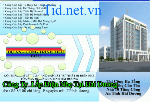 Dich Vu Lap Dien Nhe Tai Hai Duong