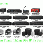 Thi Công Âm Thanh Thông Báo IP Pa System