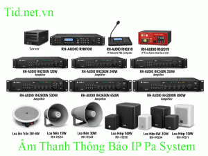 Thi Công Âm Thanh Thông Báo IP Pa System