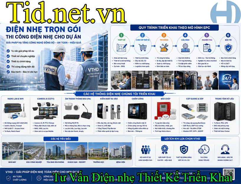 Điện Nhẹ Báo Giá Thi Công Cho Dự Án