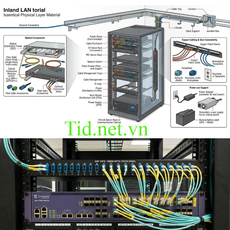 Vật Tư Kết Nối Thiết Bị Mạng